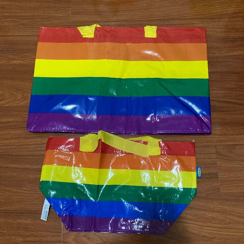 IKEA STORSTOMMA large and small shopping bags set